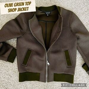 SALE!! Top Shop Olive Green Jacket